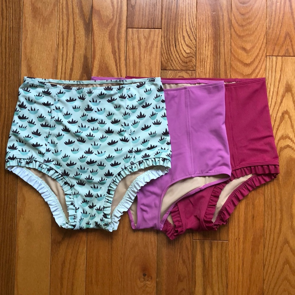 3 Kortni Jeane Bottoms- Regular High Waisted & All Ruffled Up